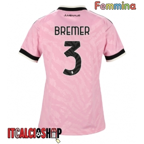 Juventus Gleison Bremer #3 Seconda Maglia Femmina 2026-27 Manica Corta Juventus Gleison Bremer #3 Seconda Maglia Femmina 2026-27 Manica Corta